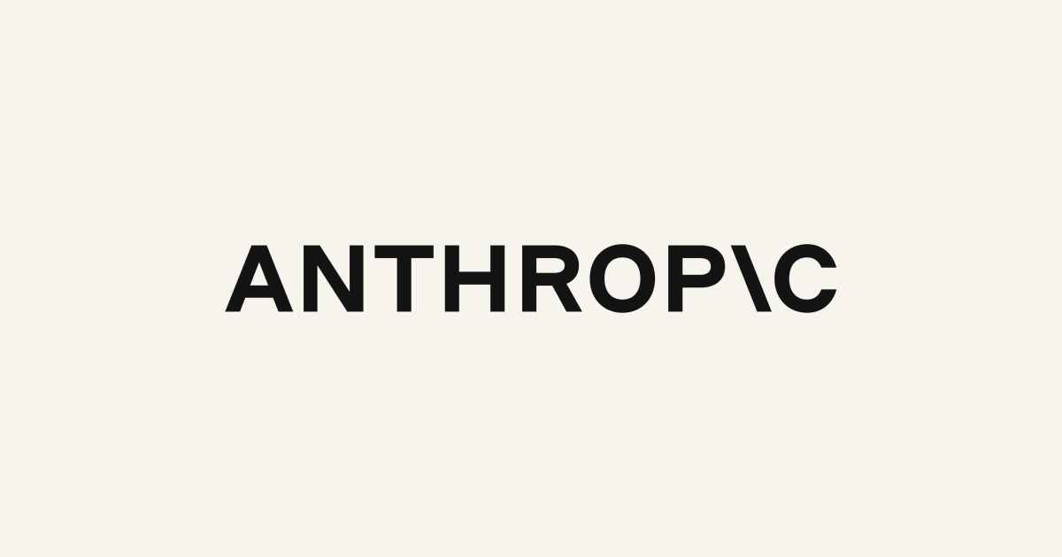 Website preview for Anthropic