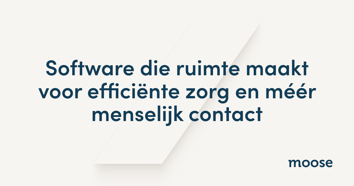 Website preview for Moose / Digitaal partner voor zorgorganisaties